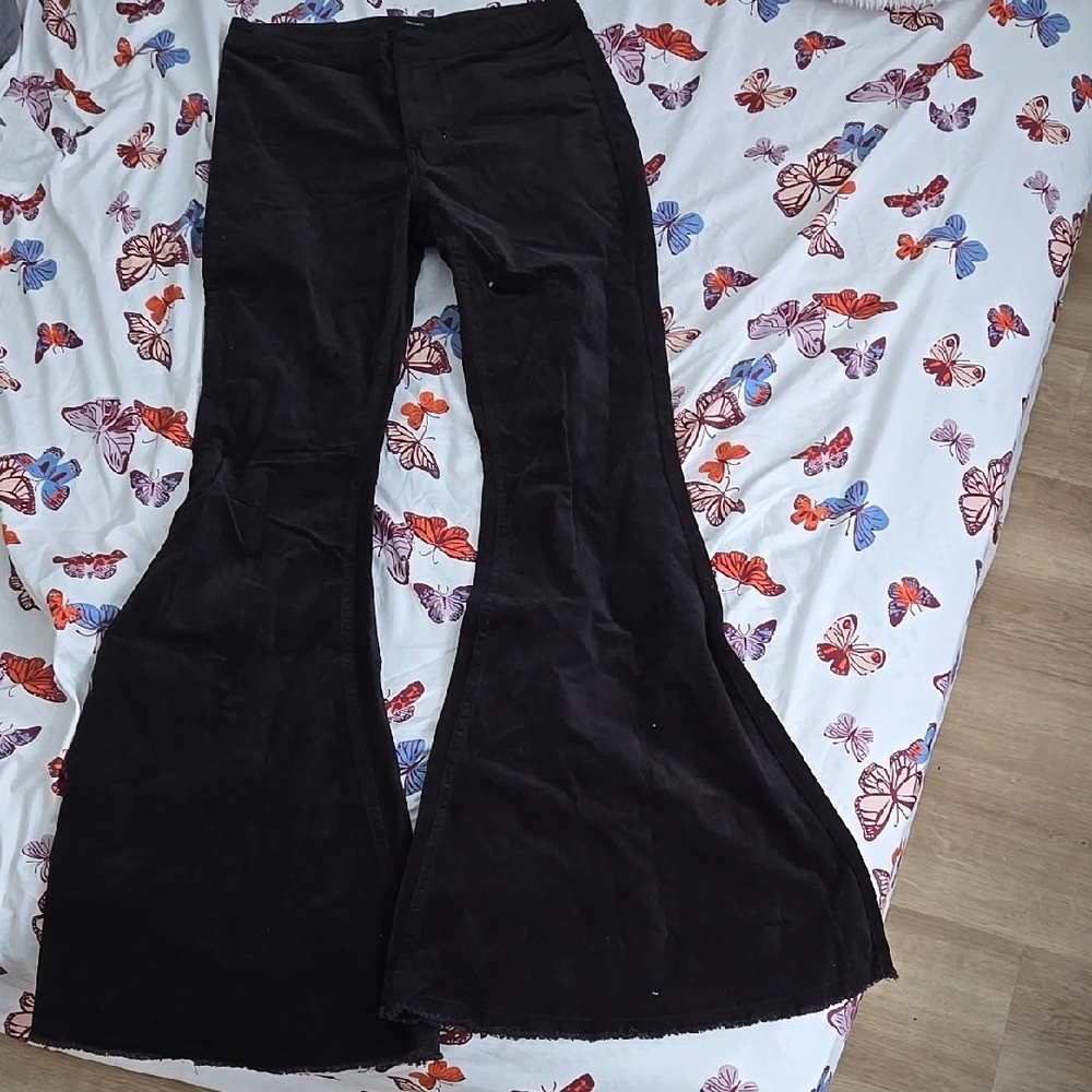 Black Flared Pants
